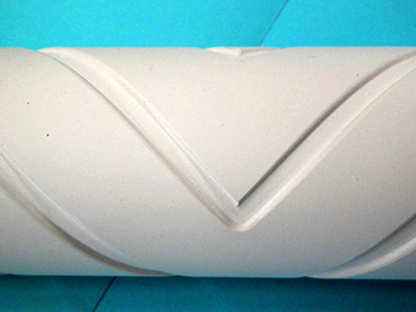 Wヘリカル溝加工